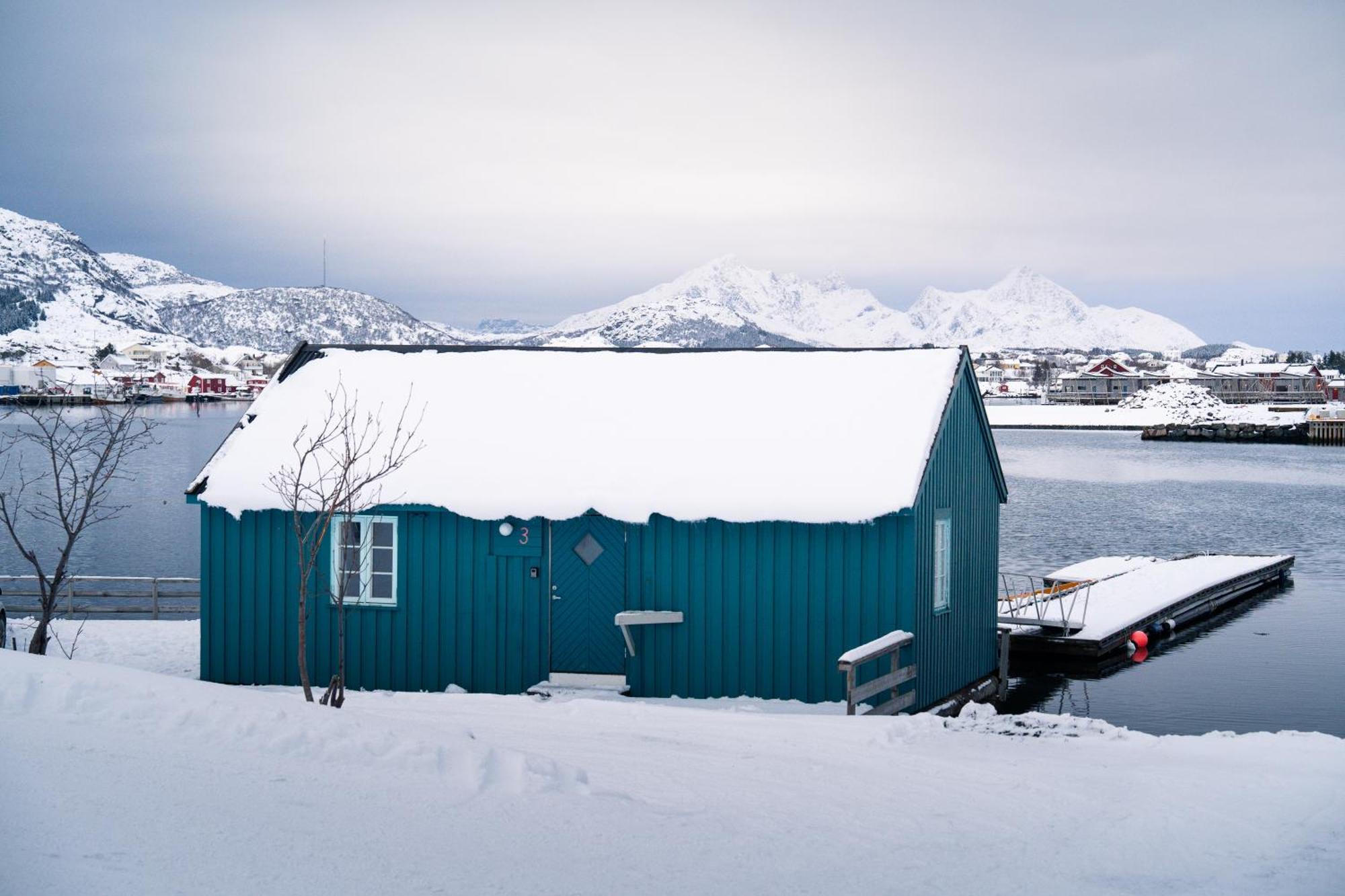 Lofoten Hostel Ballstad - Rorbua  God stemning  - Good Wibe Cabin Exterior foto